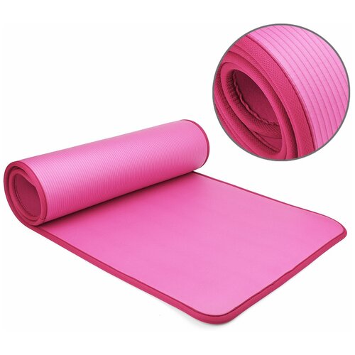фото B32163 коврик туристический нбк 183х61х1,0 см (розовый) (с кантом) smart athletics