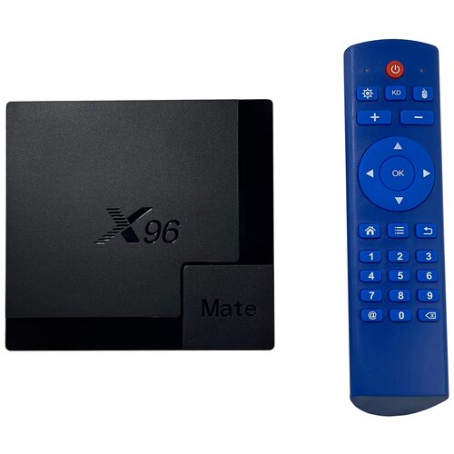 фото Смарт тв приставка x96 mate android 10 4/32 гб smart tv box allwinner h616 quad- core uhd 4k media player