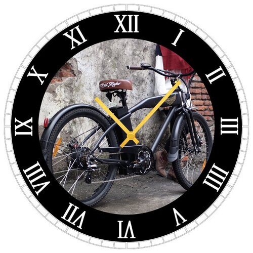 фото Svs настенные часы svs 3002006 старый велосипед