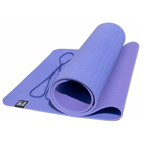 фото Коврик гимнастический / коврик для йоги tpe, 183 x 61 x 0,6 см, голубой torres