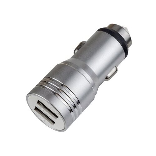 фото Автомобильное зарядное устройство c двумя разъемами usb 1a+2.1a i4612 интэк
