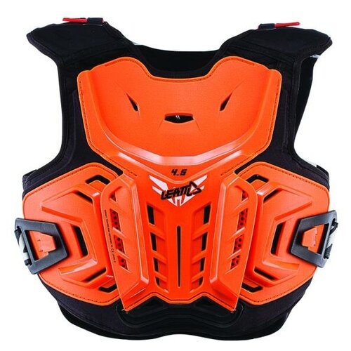 фото Leatt защита панцирь подростковый leatt chest protector 4.5 junior orange/white