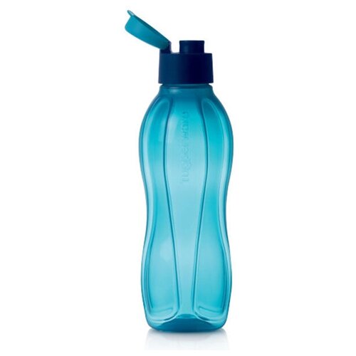 фото Tupperware эко-бутылка с клапаном синяя 750 мл