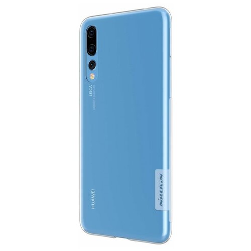 фото Прозрачный силиконовый чехол nillkin nature для huawei p20 pro