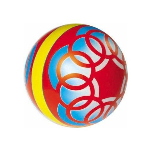 фото Мяч д.150 мм "корзинка"окрашенный по трафарету джампа