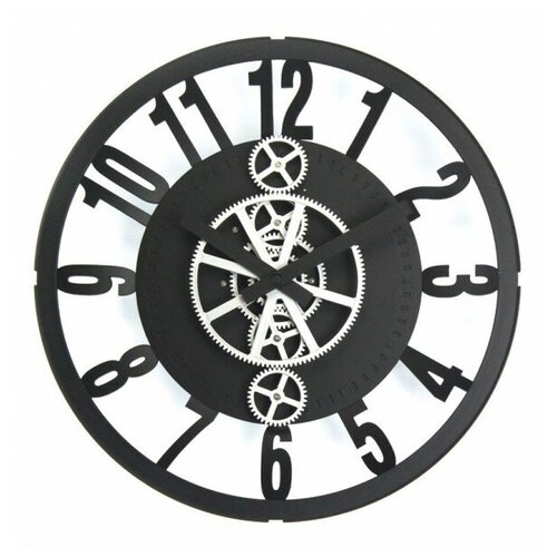 фото Часы настенные "двигатель времени" baron