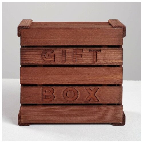 фото Ящик деревянный подарочный gift box for you, 20 × 20 × 10 см сима-ленд