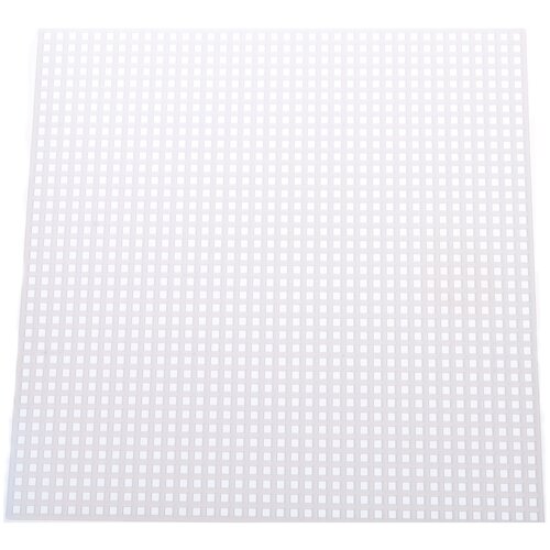 фото Дренажный коврик полимерный белый, размер 14х14 см, 1 шт. здоровеево