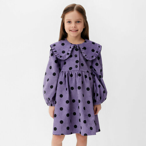 фото Платье kaftan, размер 110/116, фиолетовый