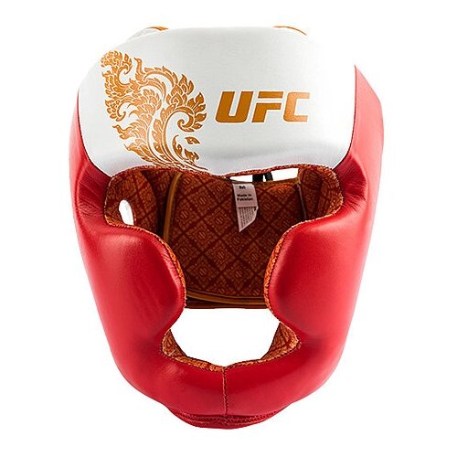 фото Ufc true thai шлем для бокса красный/белый, размер l