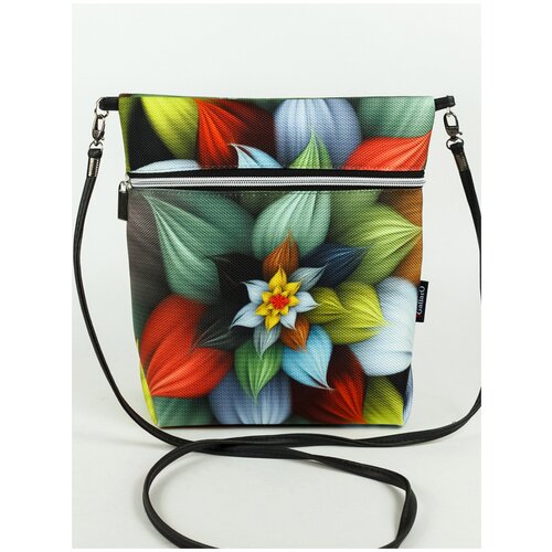 фото Женская сумка gallato / gemma / джемма / яркий цветок фрактал / галлато