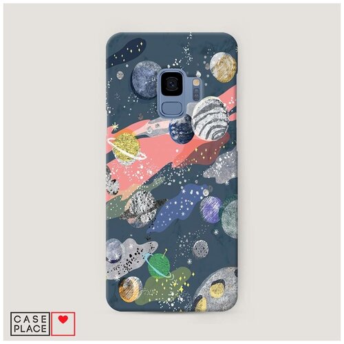 фото Чехол пластиковый samsung galaxy s9 парад планет case place