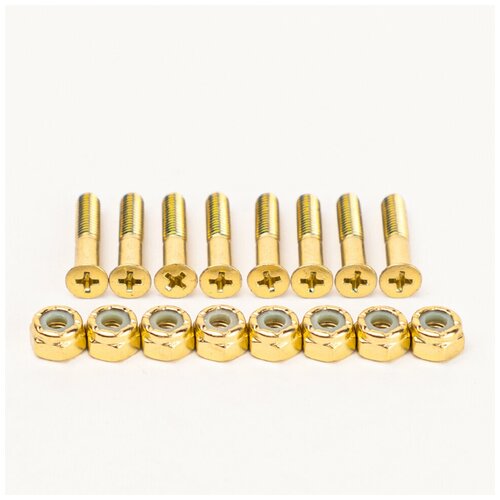 фото Винты bro style bro bolts gold 1 дюйм 2021