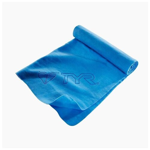 фото Полотенце синтетическое tyr large dry off sport towel, цвет - голубой;материал - поливинил