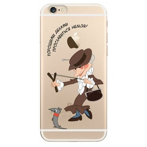 фото Накладка deppa art case iphone 6/6s союзмультфильм шапокляк (арт. 100574)