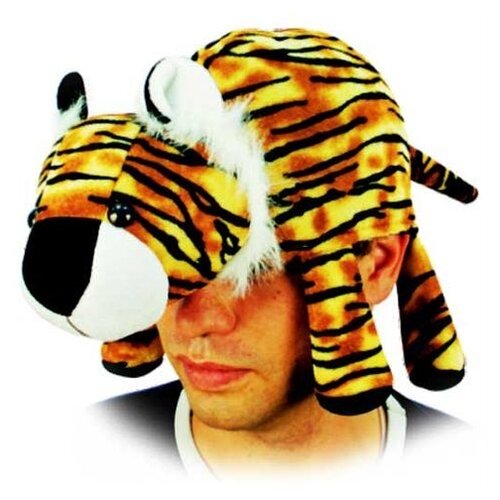 фото Торг хаус карнавальная шапка тигр лежачий, 56-58 см f7331-2r торг-хаус