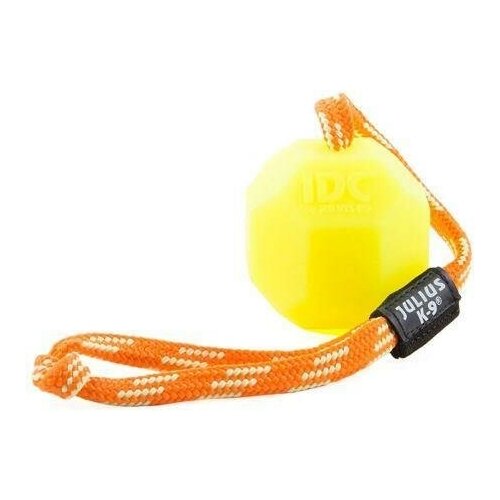 фото Julius-k9 игрушка для собак мяч с ручкой 6см, флуоресцентный, силикон (2 шт) noname