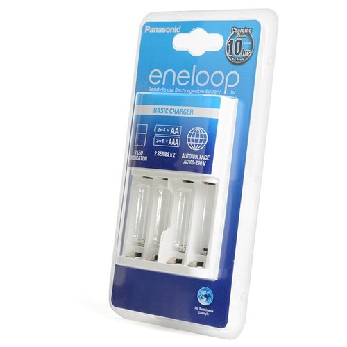 фото Panasonic зарядное устройство для аккумуляторов panasonic eneloop basic charger (bq-cc51e)