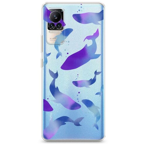 фото Силиконовый чехол "подводные жители" на xiaomi civi / cяоми cиви case place