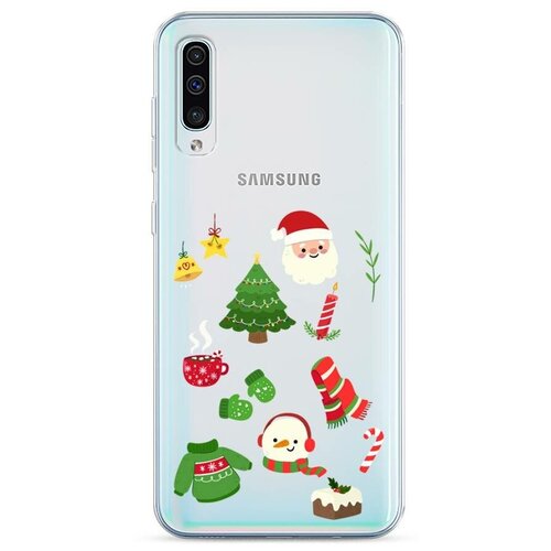 фото Силиконовый чехол "праздничный набор" на samsung galaxy a30s / самсунг гэлакси а30s case place