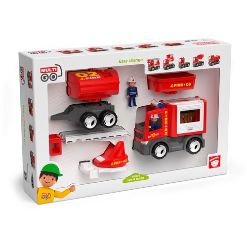 фото Спецтехника: пожарная машина, игровой набор, 5 предметов, пластмасса yulu