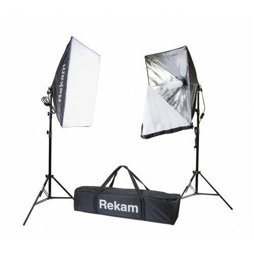 Rekam CL-310-FL2-SB Kit Комплект флуоресцентных осветителей комплект галогенных осветителей rekam hl 1600w kit