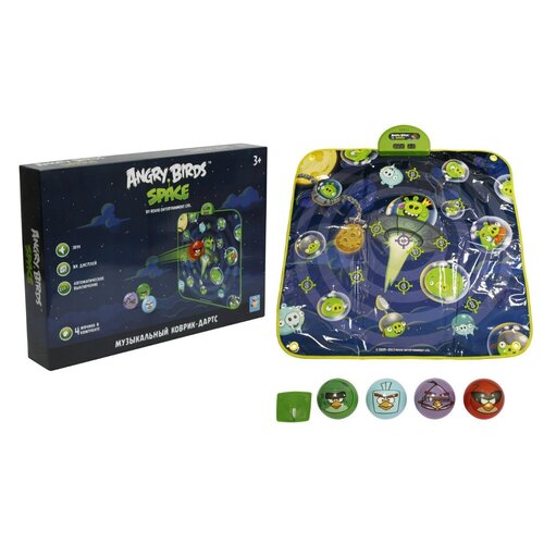 фото Музыкальный коврик-дартс 1toy "angry birds" t56500 1 toy™