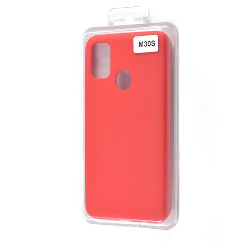 фото Чехол- накладка для samsung m307f m30s silicone case nl закрытый красный (1)