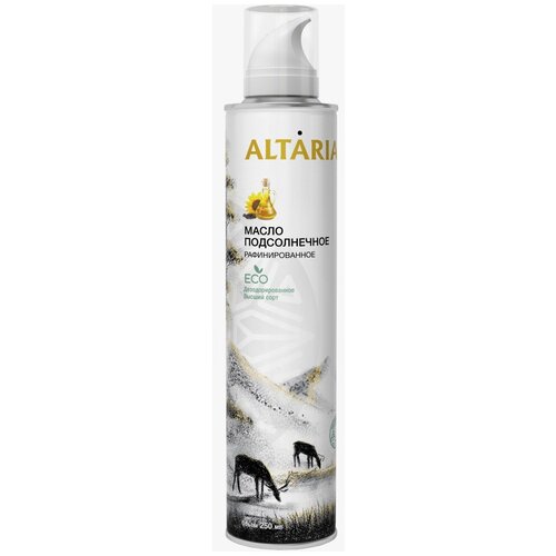 фото Altaria масло подсолнечное рафинированное дезодорированное 250 мл