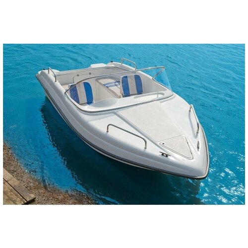 фото Стеклопластиковая лодка wyatboat-3 с рундуками/ стеклопластиковый катер/ лодки wyatboat