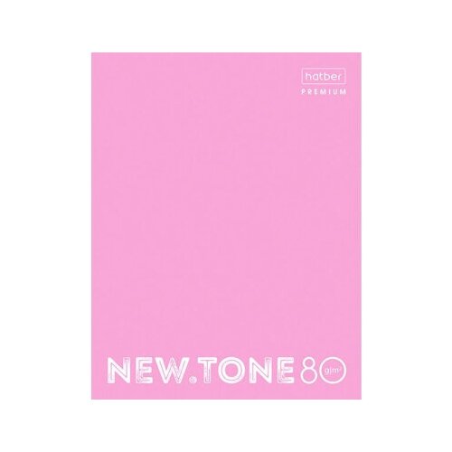 фото Premium" тетрадь 80л а5ф на 4- х кольцах клетка 80г/кв. м глянц. ламин. newtone pastel пион в индив. у hatber