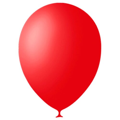 фото Шар латексный 12", пастель, набор 100 шт цвет красный globos payaso