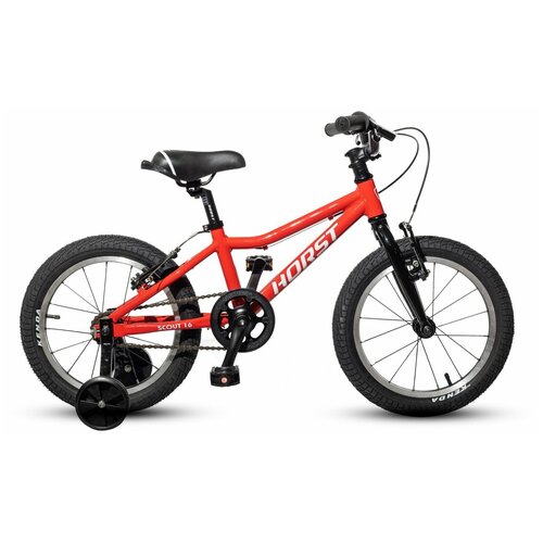 фото Детский велосипед horst scout 16" 2021 (возраст: 4-6 лет (рост: 95-115см), цвет: красный/черный/белый)
