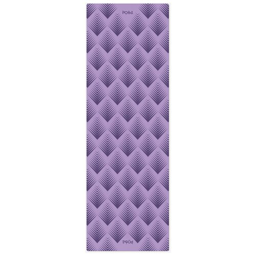 фото Складной коврик для йоги каучук + полиуретан posa nonslip travel 2mm lilac taiga