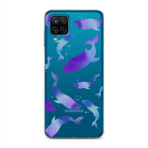 фото Силиконовый чехол "подводные жители" на samsung galaxy a12 / самсунг галакси а12 case place