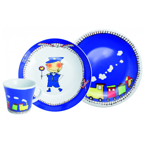 фото Kahla набор детской посуды 3 предмета kiddie tableware adventure express kahla