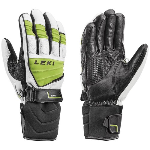 фото Перчатки leki grifin s (white-lime-black 10.0)