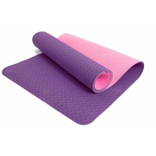 фото Двухсторонний коврик для йоги из термопластичного эластомера (tpe) asana