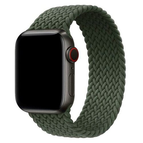 фото Ремешок-браслет нейлоновый для apple watch 38/40мм (1), хаки, s(128mm) greatcase