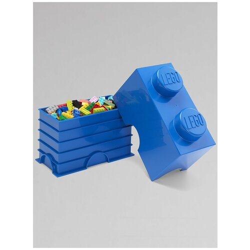фото Ящик для хранения lego 2 storage brick синий