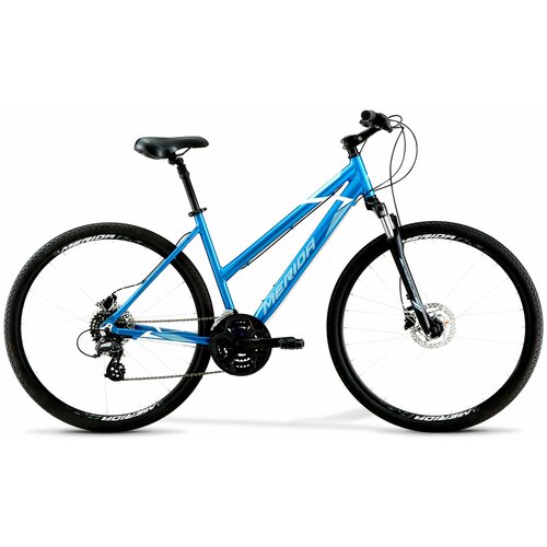 фото Велосипед merida crossway 10-d lady 2021 синий/белый 51cm