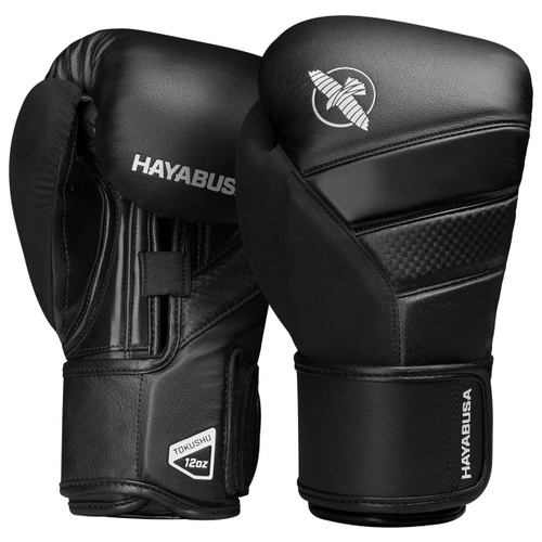 фото Боксерские перчатки hayabusa t3 black (12 унций)