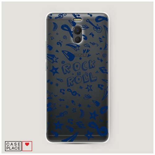 фото Силиконовый чехол "rock and roll" на meizu m6 note / мейзу м6 ноте case place