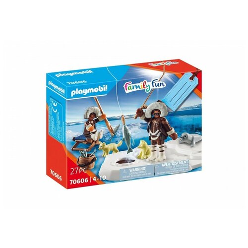 фото Конструктор playmobil подарочный набор для рыбалки на льду pm70606