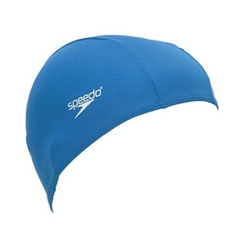 фото Шапочка для плавания speedo polyester cap , цвет - голубой;материал - полиэстер 100%