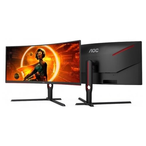 фото Монитор aoc gaming c32g3ae mva черный/красный