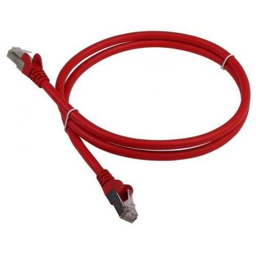 фото Lanmaster патч-корд lanmaster lan-pc45/s6-1.0-rd ftp вилка rj-45-вилка rj-45 кат.6 1м красный lszh