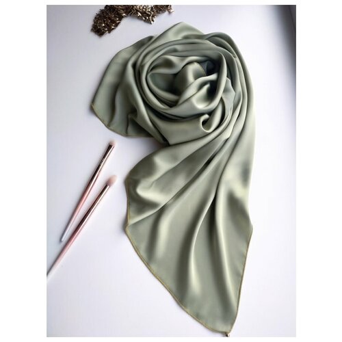 фото Платок, sergio valentini, шёлковый платок, цвет: оливковый, 90 х 90 см