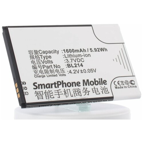 Аккумулятор iBatt iB-B1-M672 1600mAh для Lenovo BL214, BL203