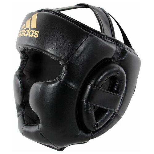 фото Adisbhg041 шлем боксерский speed super pro training extra protect черно-золотой - adidas - черный - m